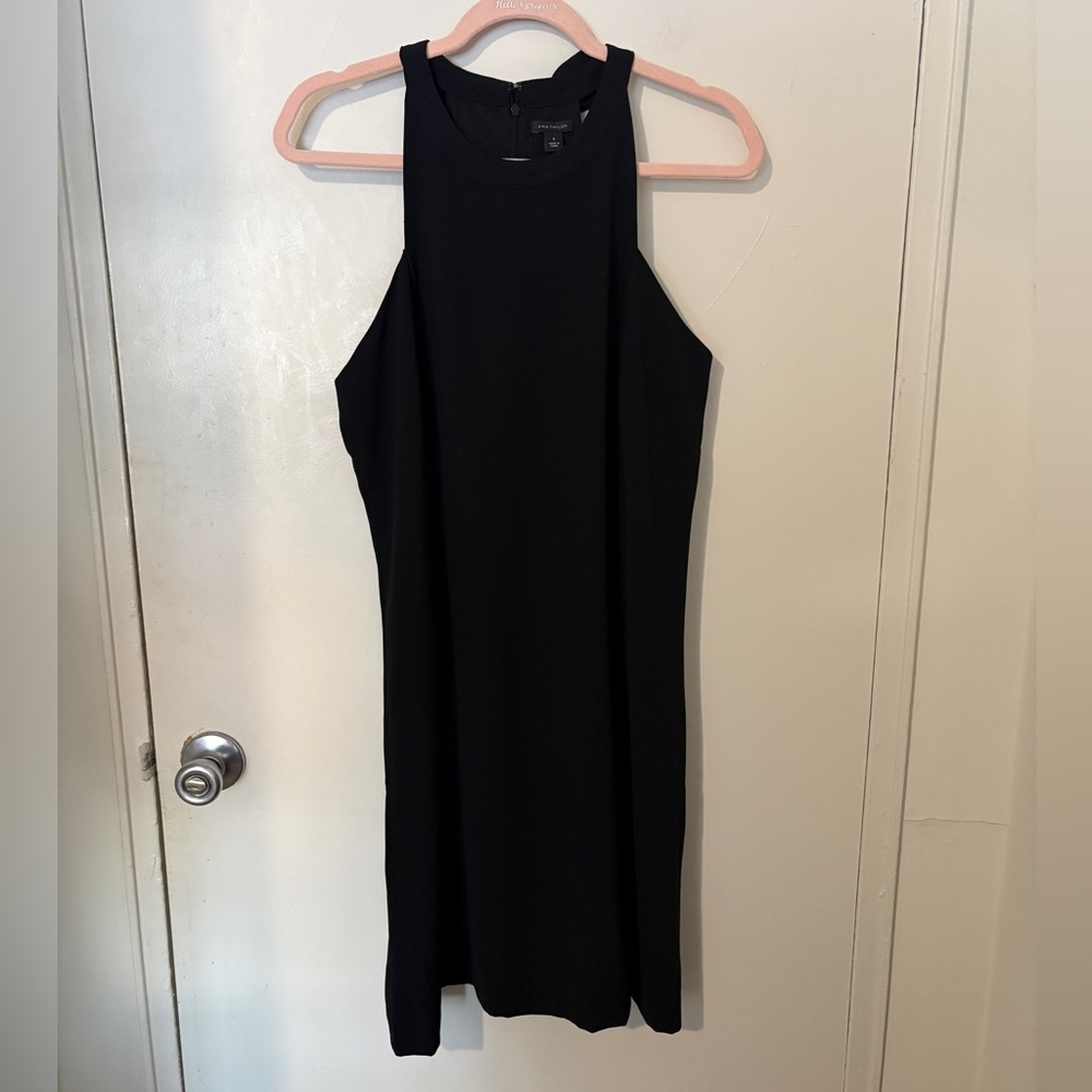 Ann Taylor Black Midi Dress NWT
